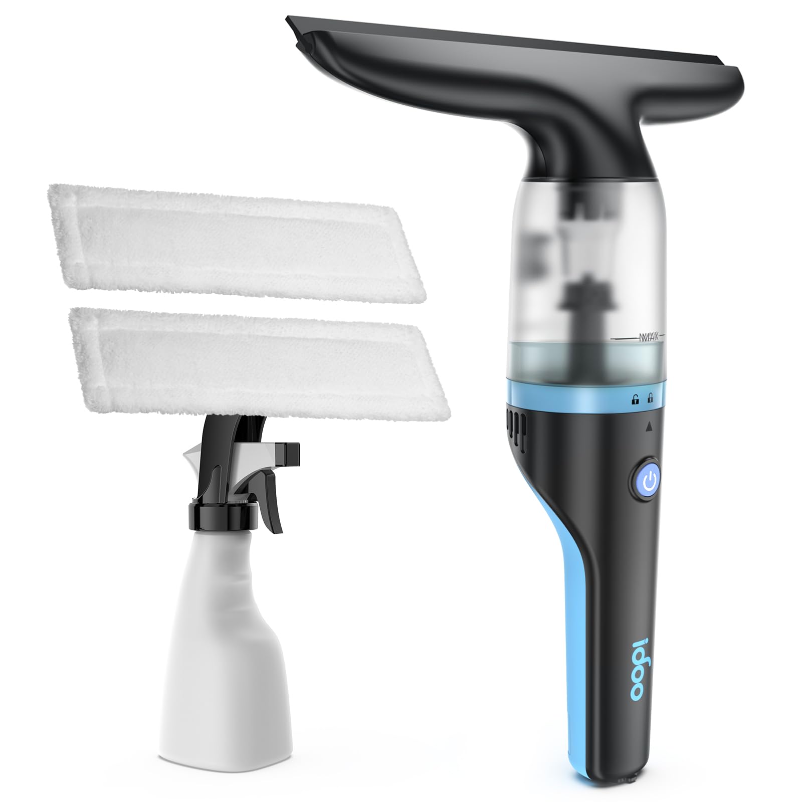 iDOO Nettoyeur Vitre Rechargeable, Nettoyage sans Traces, Autonomie de 40 Minutes  
iDOO Lave Vitresans Fil, Étanchéité 