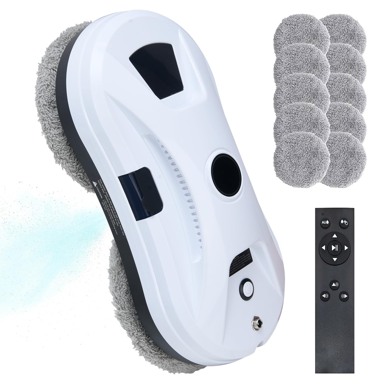 Robot Lave de Vitres Automatique Pulvérisation Automatique D'Eau Planification de Trajectoire Aspiration 2800 Pa Télécom